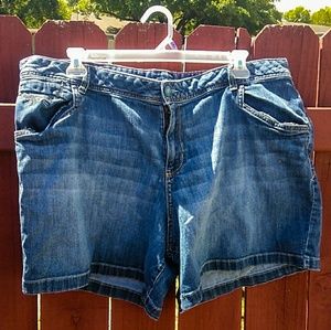 Lane Bryant Denim Shorts Size 24